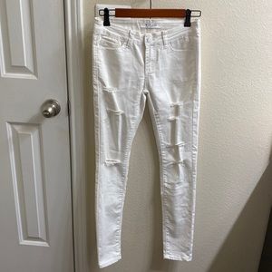 Skinny White Pants
